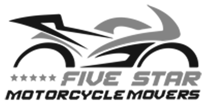 A logo for Five Star Motorcycle Movers